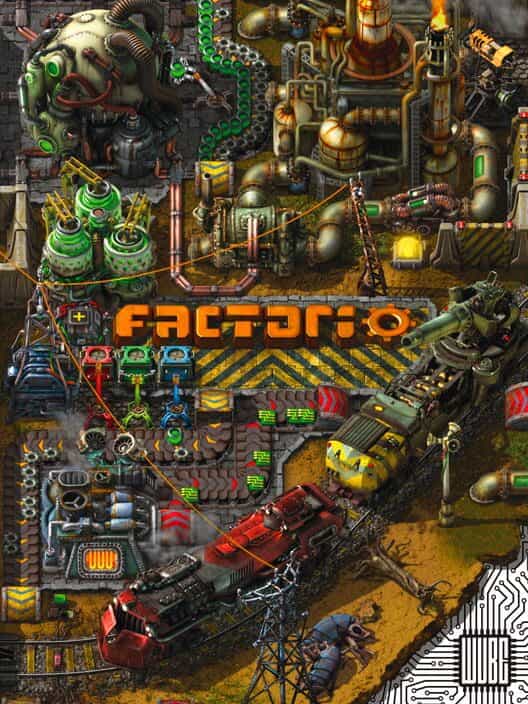 Factorio cover art for game hub and wiki