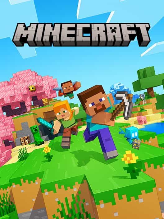 Minecraft cover art for game hub and wiki