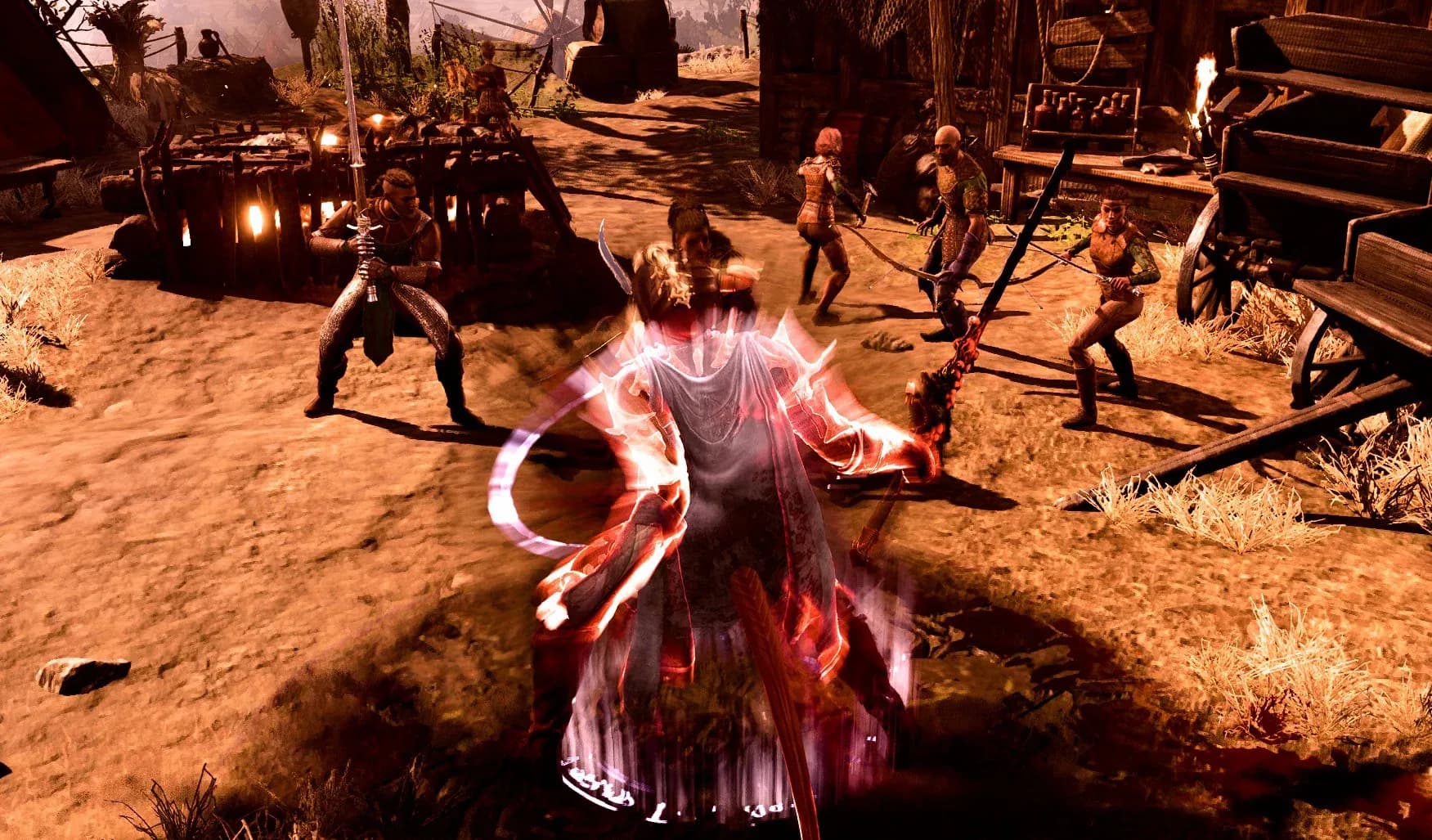 A Wildheart Barbarian build in Baldur's Gate 3 showcasing primal combat mechanics similar to Druid transformations.