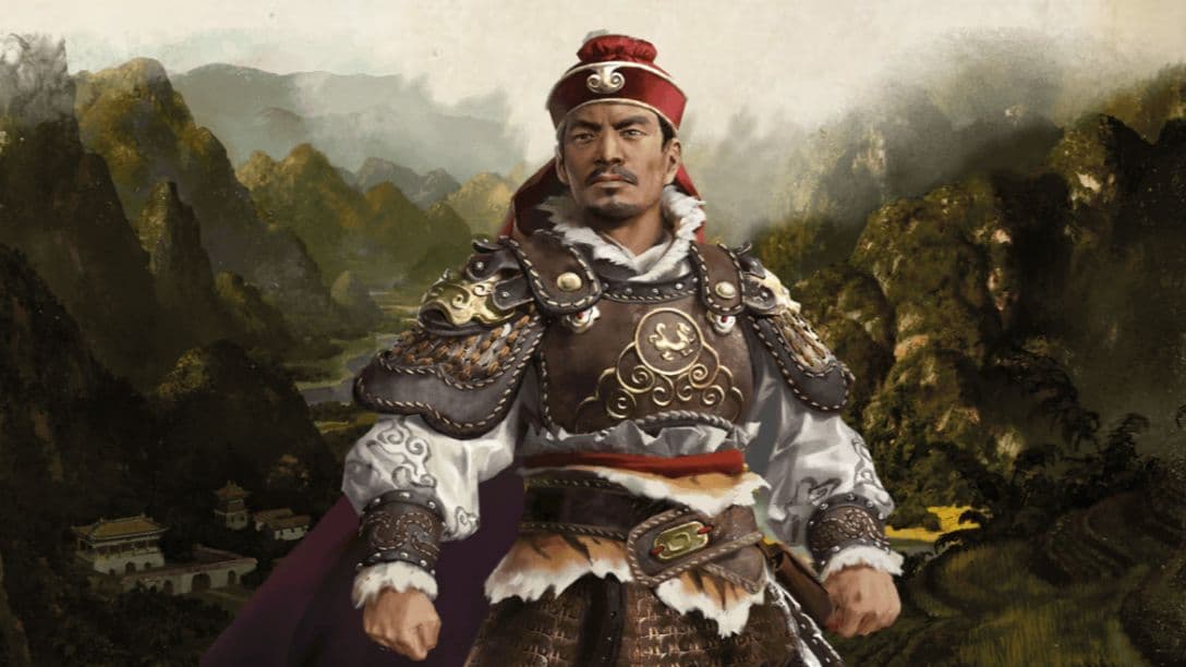 Sun Jian the Tiger of Jiangdong stands ready for battle in War of the Three Kingdoms.