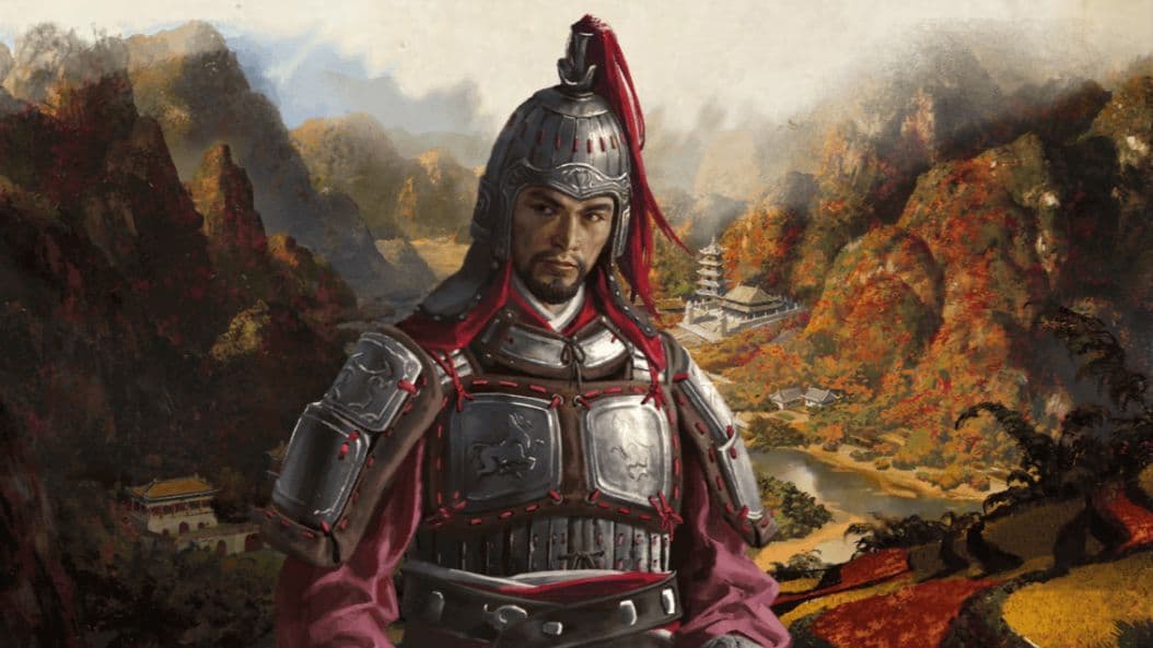Gongsun Zan the Ironfist General stands ready for battle in War of the Three Kingdoms.