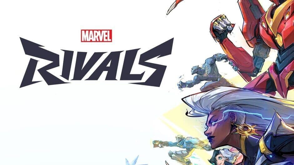 Stylized official artwork for Marvel Rivals showcasing hero designs and combat themes.