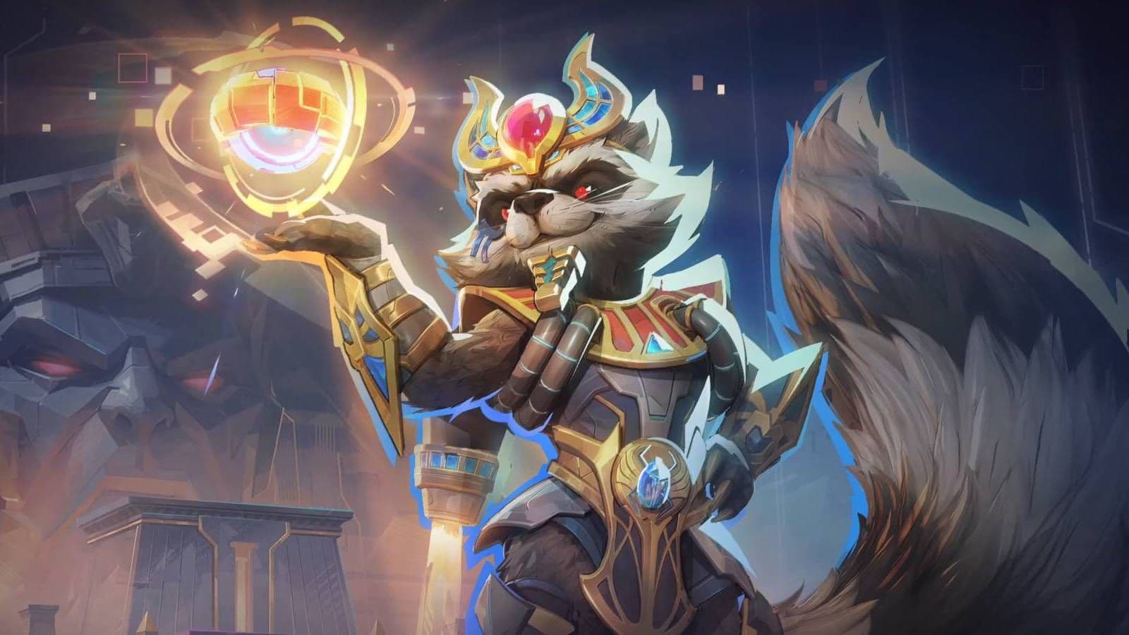 Marvel Rivals Season 9 Jubilee Crimson Crown reward skin featuring ornate armor and a glowing crown.