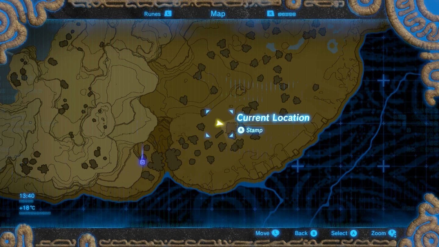 The Legend of Zelda Breath of the Wild guide showing how to acquire the Warm Doublet armor piece.