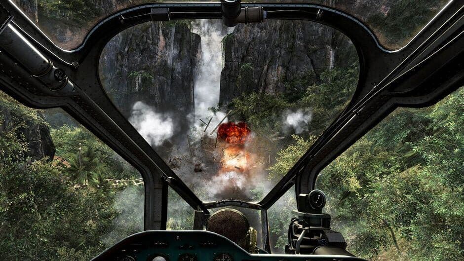 Perspectiva en primera persona de una misión en Call of Duty Black Ops que destaca el diseño nostálgico del HUD.