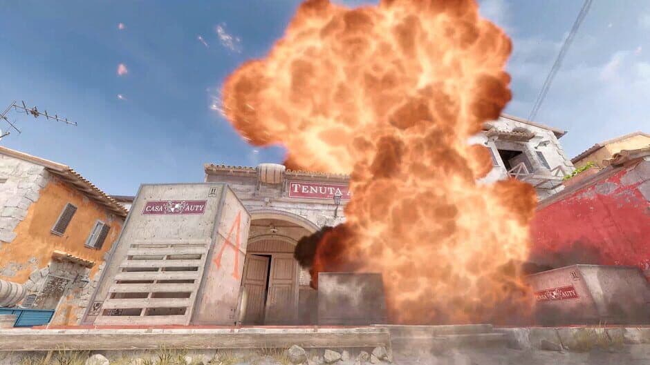 Captura de pantalla oficial de Counter-Strike 2 que muestra posicionamiento táctico.