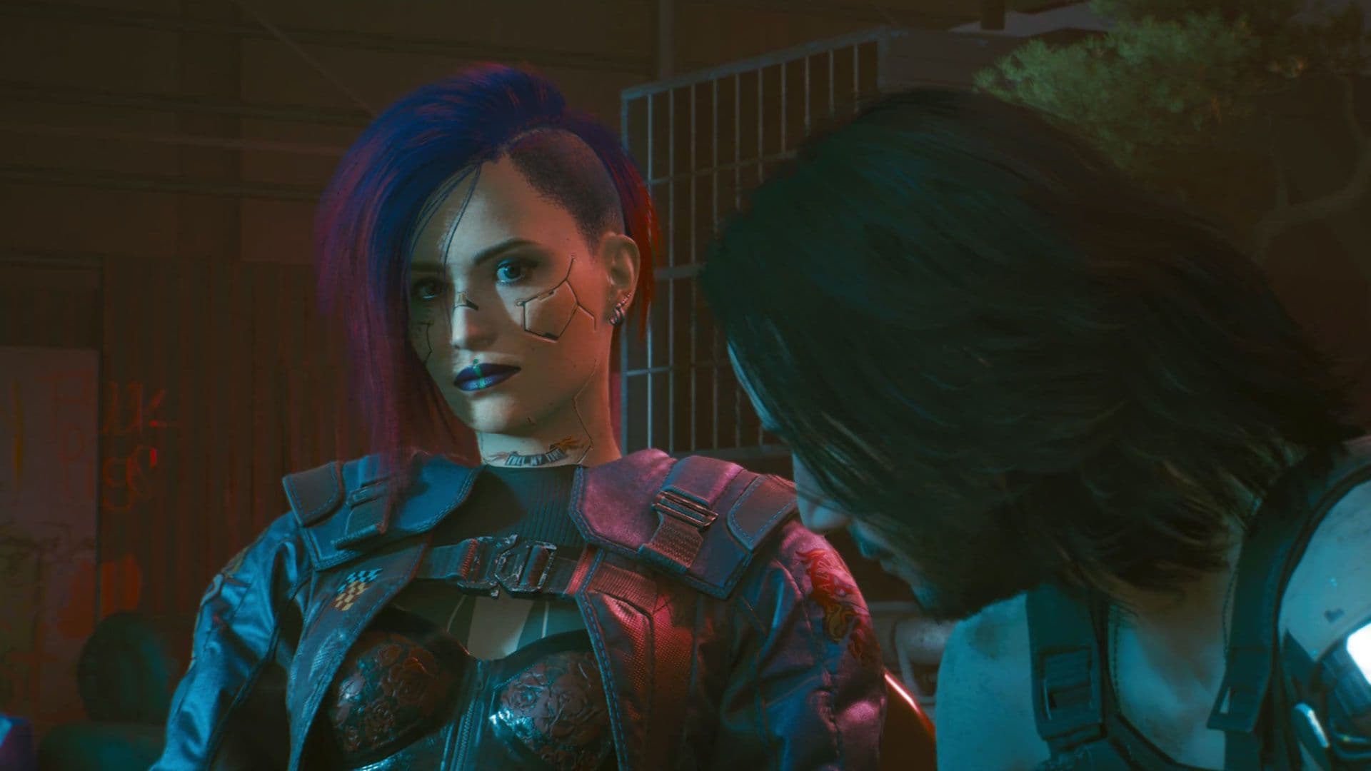 La opción de diálogo 'También podríamos acabar con todo' en Cyberpunk 2077 que conduce al final del suicidio.