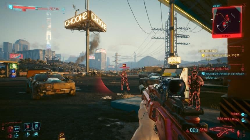 La versión de PS5 de Cyberpunk 2077 muestra el rendimiento mejorado y la respuesta háptica.