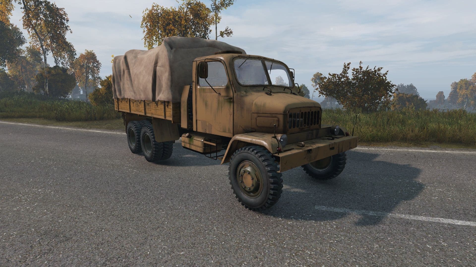 M3S truck, the largest tank in this DayZ capacity comparison.