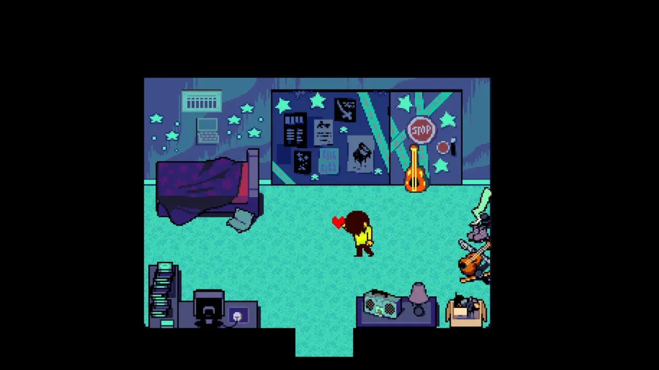 Noelle and Susie share an emotional moment in the Dark World during Deltarune Chapters 3 and 4.