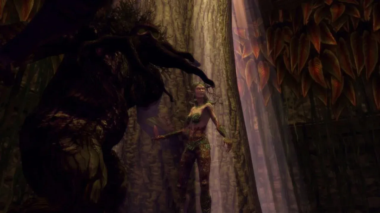 A high-action combat encounter showcasing the tactical gameplay mechanics of Dungeons & Dragons Online.