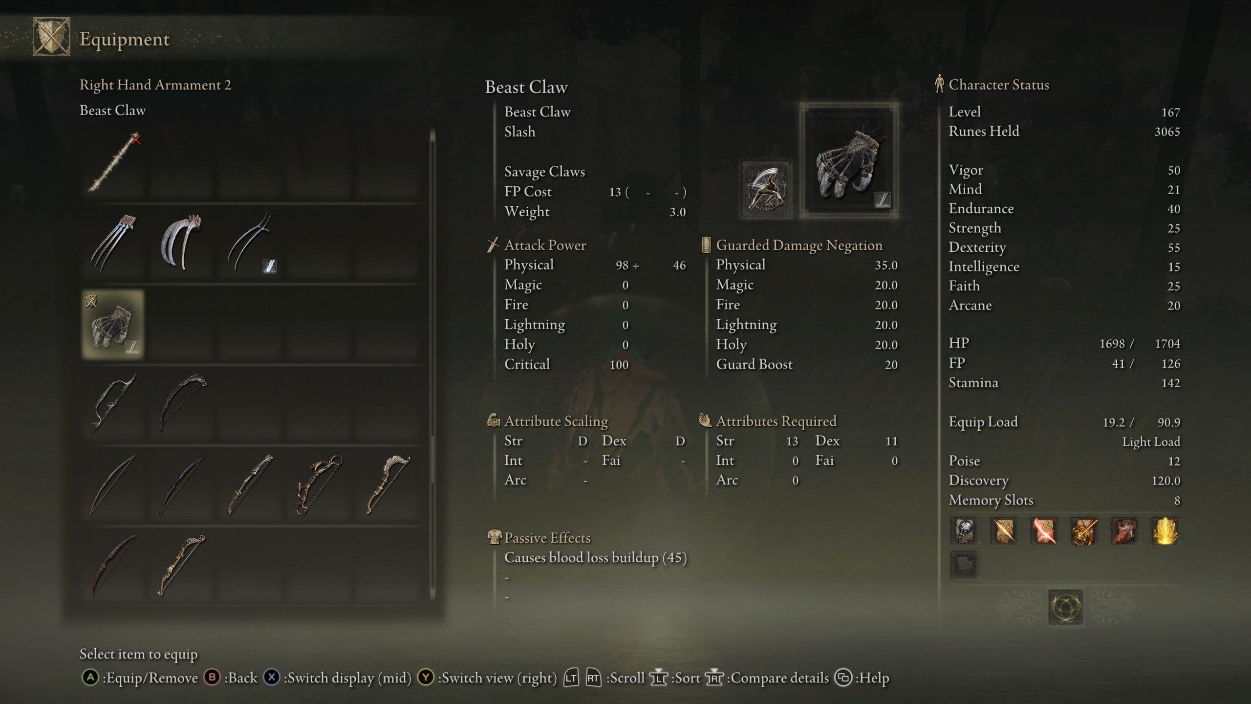 Elden Ring Shadow of the Erdtree features the new Beast Claw weapon category for feral combat.