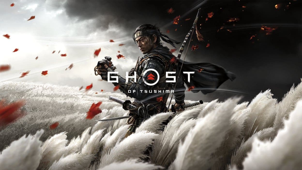 A lone samurai in Ghost of Tsushima stands in a field of white grass, symbolizing the game's thematic isolation.
