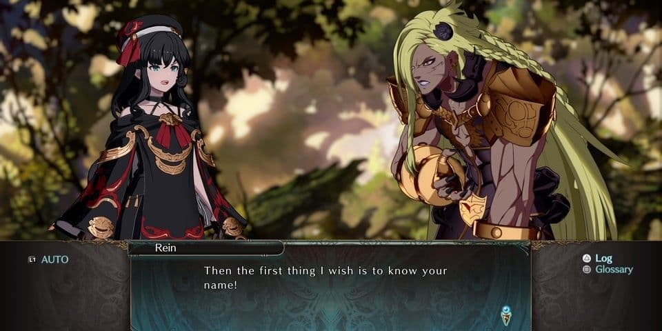 Granblue Fantasy Versus: Rising story cutscenes feature high-quality anime visuals and portraits.