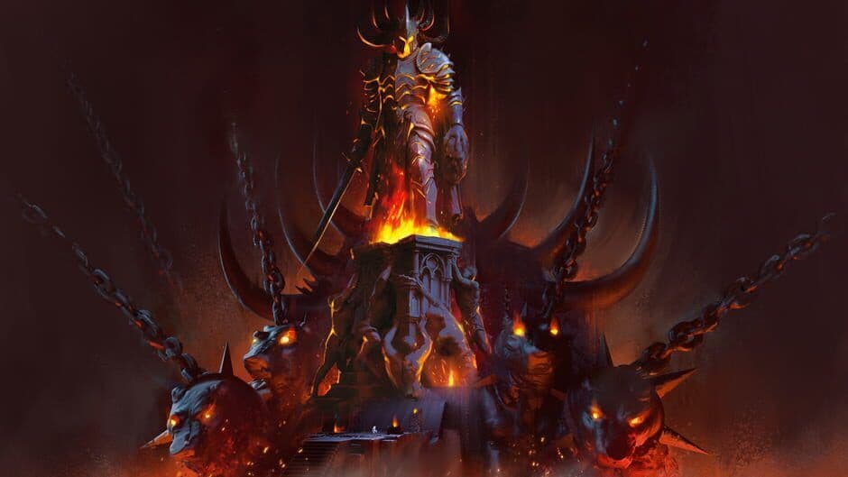Atmospheric Guild Wars 3 artwork depicting the narrative setting of the coexisting timelines.
