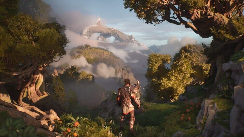 A high-fidelity gameplay environment in Guild Wars 3 showcasing the evolved engine and world design.
