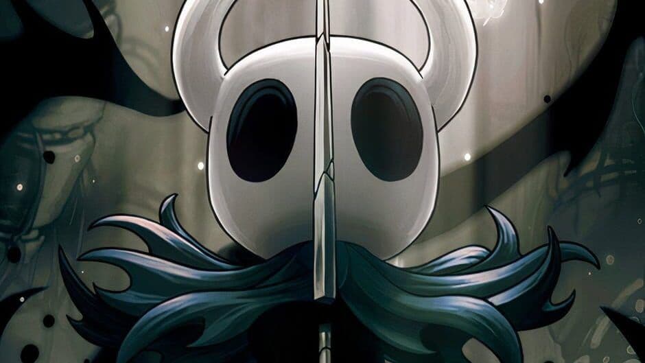 Detailed official artwork for the indie game Hollow Knight
