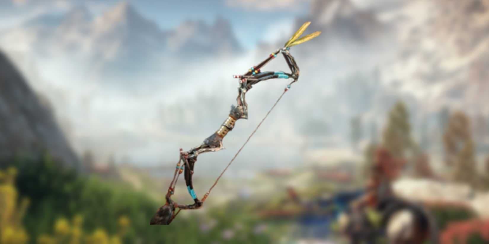 The Banuk Powershot Bow in Horizon Zero Dawn Remastered, ideal for high-precision long-range shots.