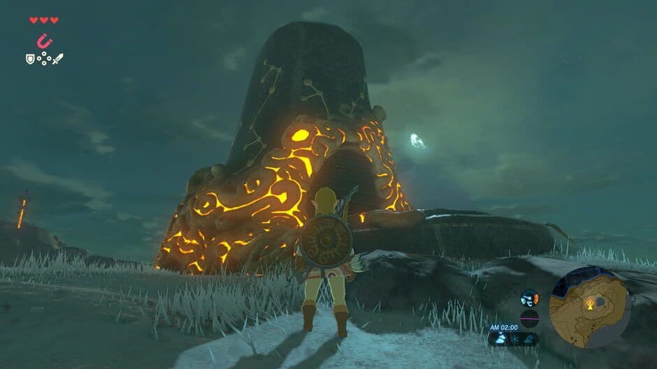 Jugabilidad de acción de The Legend of Zelda: Breath of the Wild con Link.