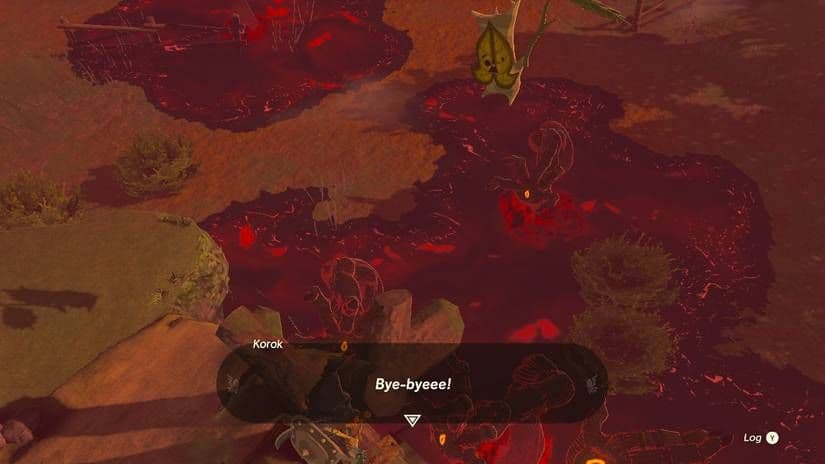 Gloom Spawn creatures and Phantom Ganon rising from a volcanic area in Tears of the Kingdom.