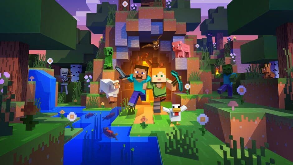 Arte oficial del juego Minecraft