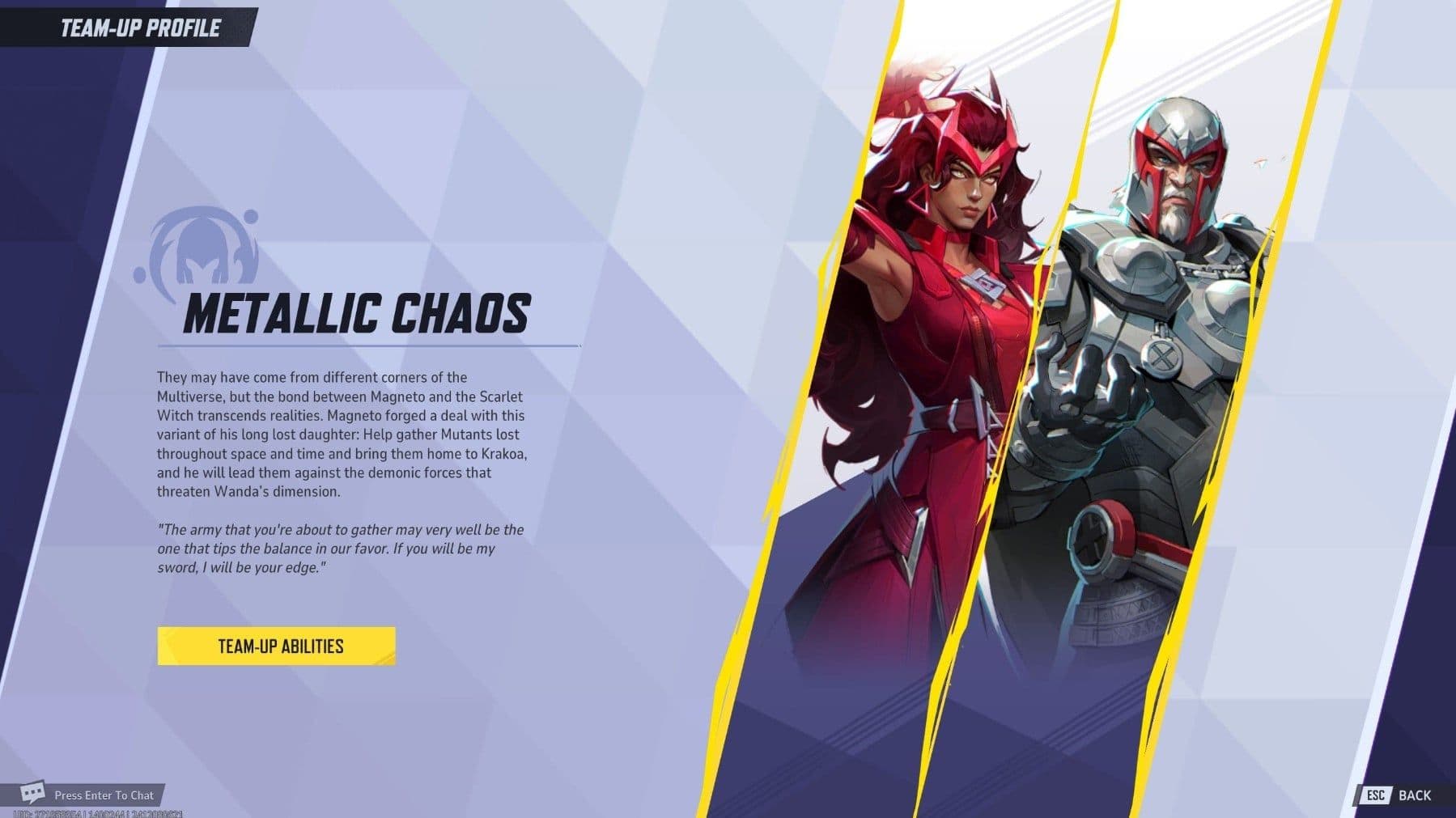Magneto and Scarlet Witch in Marvel Rivals demonstrating their synergy to counter Rocket and Punisher.