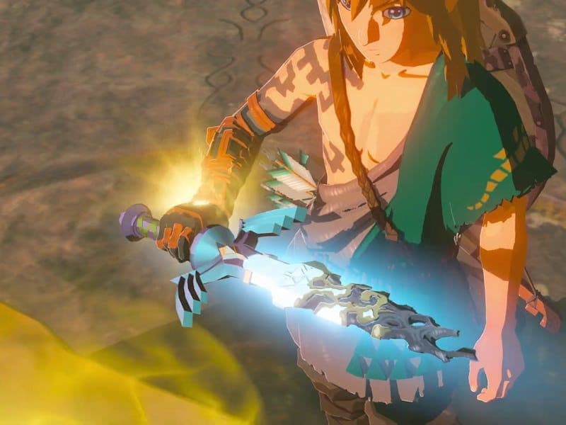 A broken Master Sword icon indicating the recharge cooldown in The Legend of Zelda.