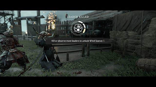 A samurai engaging a Mongol leader in Ghost of Tsushima to progress stance unlocks.