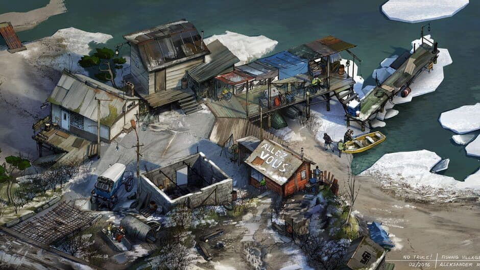 Stylized character portrait from Disco Elysium representing the game's psychological depth.