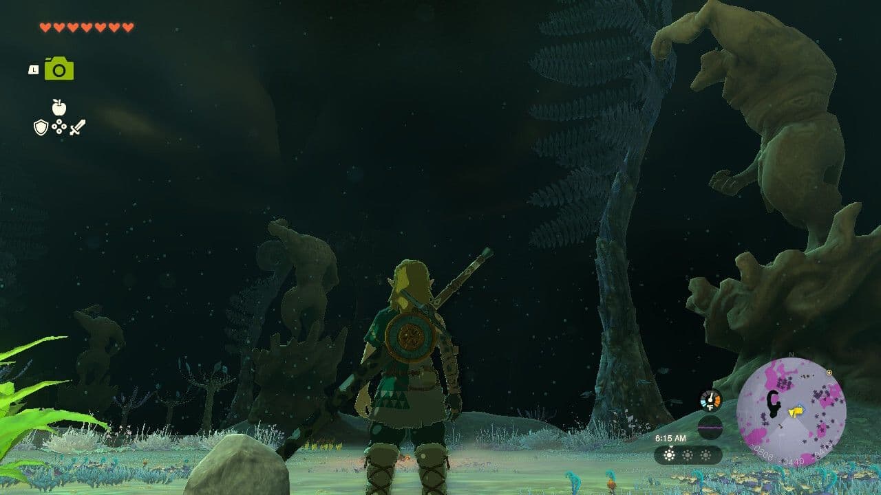 Follow the pointing statues in The Legend of Zelda Tears of the Kingdom to reach the Great Abandoned Central Mine.