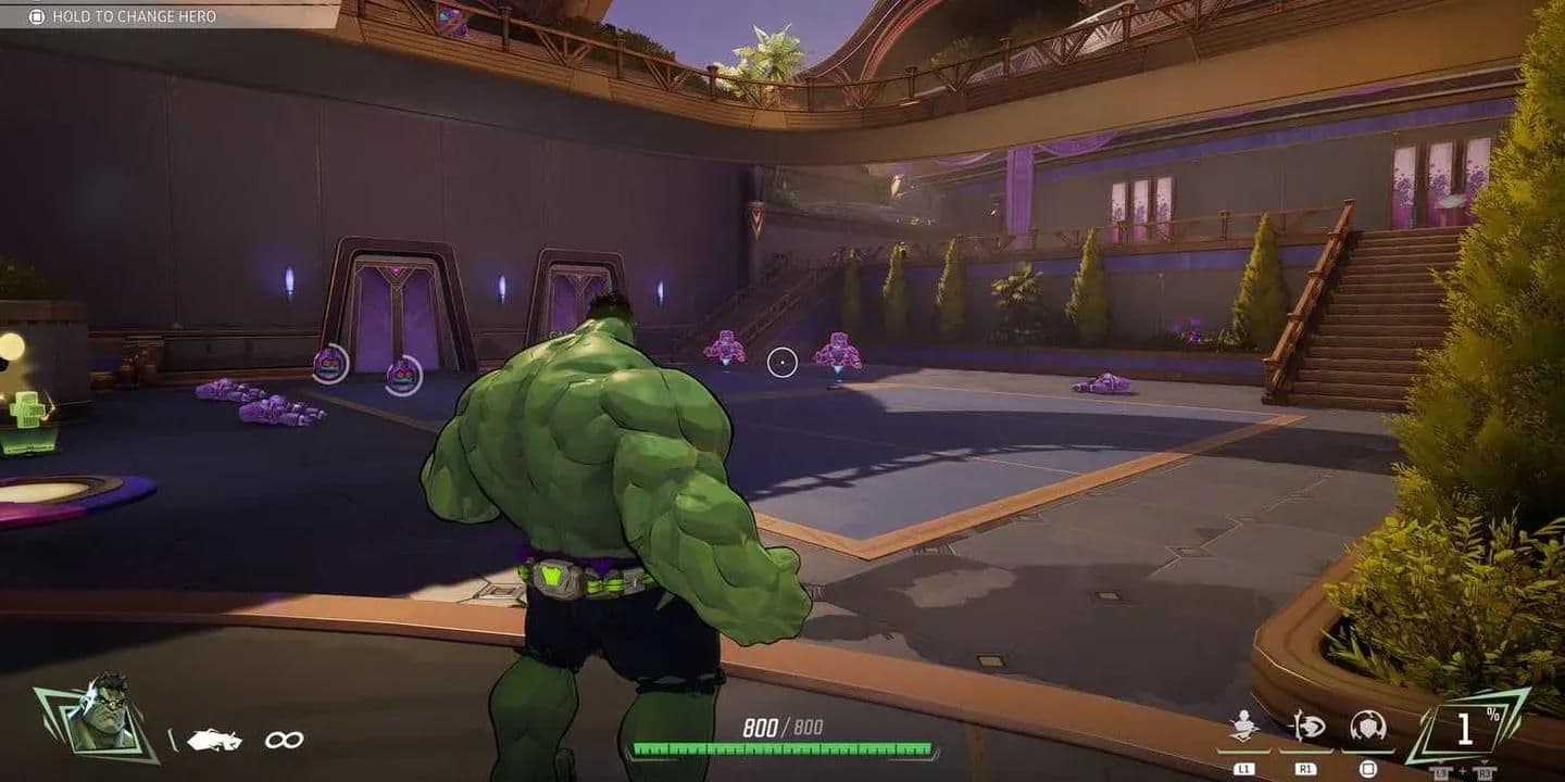Hulk performs a Savage Slam Vanguard Team-Up ability in Marvel Rivals gameplay.