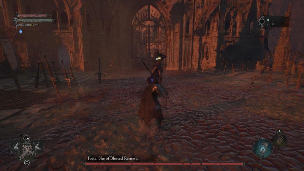 The Dark Crusader stands in Lords of the Fallen, a 2023 reboot inspired by the 2014 original game.