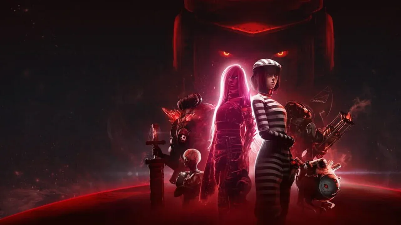 Vibrant official artwork for Luna Abyss showcasing the game's unique sci-fi aesthetic and mysterious environment.