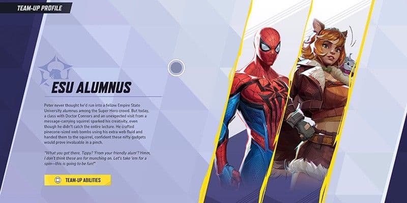 Marvel Rivals Team-Up abilities overview showing how heroes combine powers for unique combat effects.