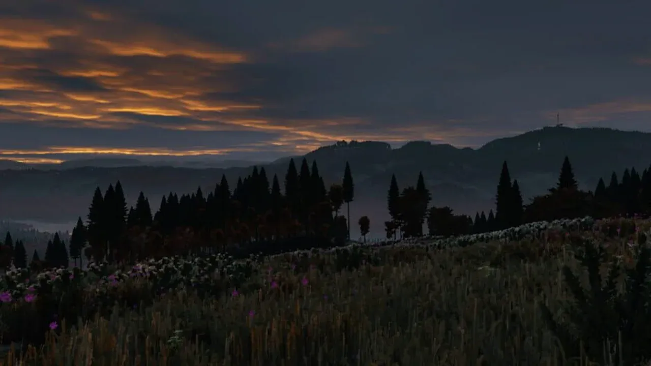 Atmospheric official artwork for Prologue: Go Wayback! featuring a lone figure in a vast, misty wilderness.