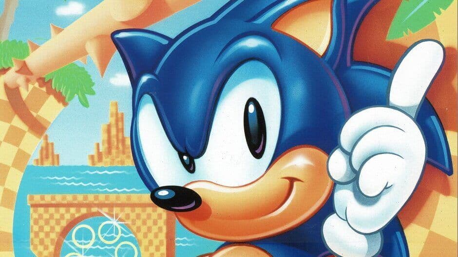 Arte promocional oficial de Sega para Sonic the Hedgehog celebrando la larga historia de la franquicia.
