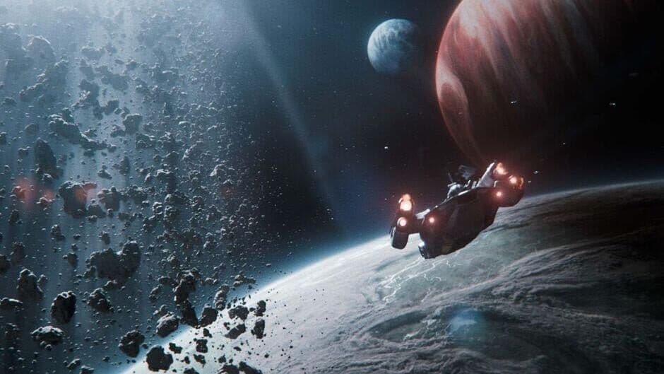 Modelos de personajes detallados y efectos atmosféricos en una captura de pantalla oficial del desarrollo de Star Wars Eclipse.
