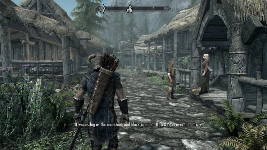 A character named Hilde in The Elder Scrolls V: Skyrim Anniversary Edition, representing local NPC perspectives.