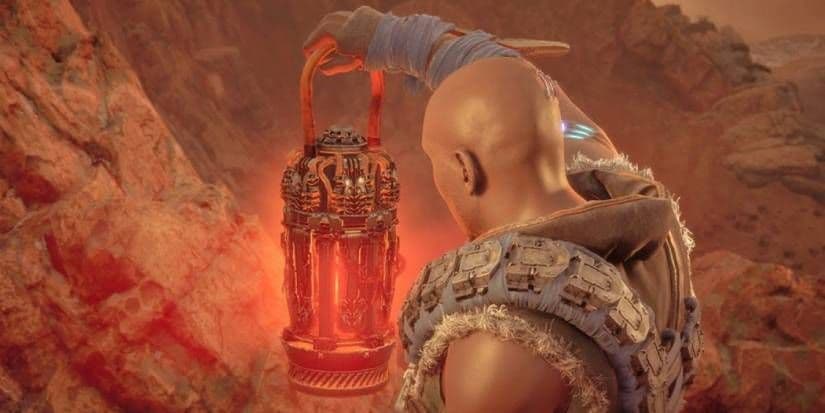 Sylens and the HADES AI in Horizon Zero Dawn, showing the failsafe subordinate function.