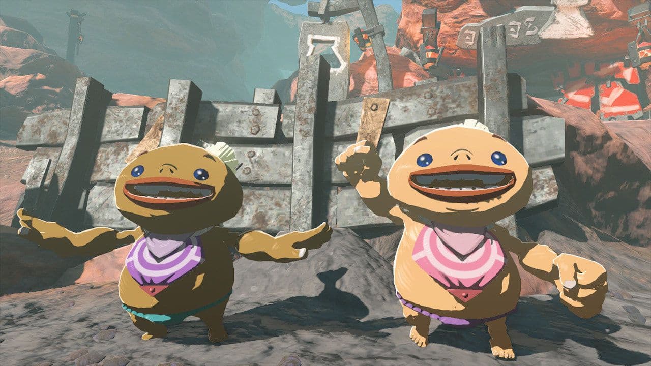 A dungeon puzzle in Tears of the Kingdom allows for creative solutions using Link's new abilities.