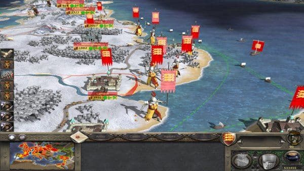 The campaign map in Total War: Medieval III where players manage diplomacy, trade rights, and alliance agreements.