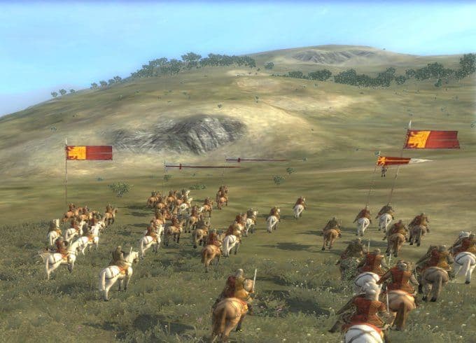 Total War Medieval III graphics engine showcase with high detail unit models and lighting