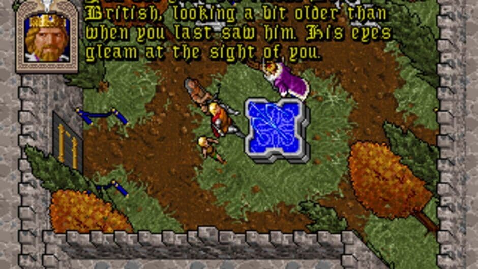 Explorando el denso mundo de pixel-art de Ultima VII The Black Gate en una pantalla de ordenador moderna.